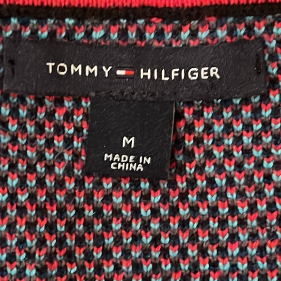 Tommy Hilfiger dynamic plaid sweater M - Picture 5 of 6